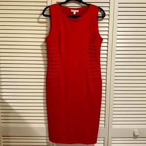 Lipstick Red “Lady in Red” statement dress. Size 12